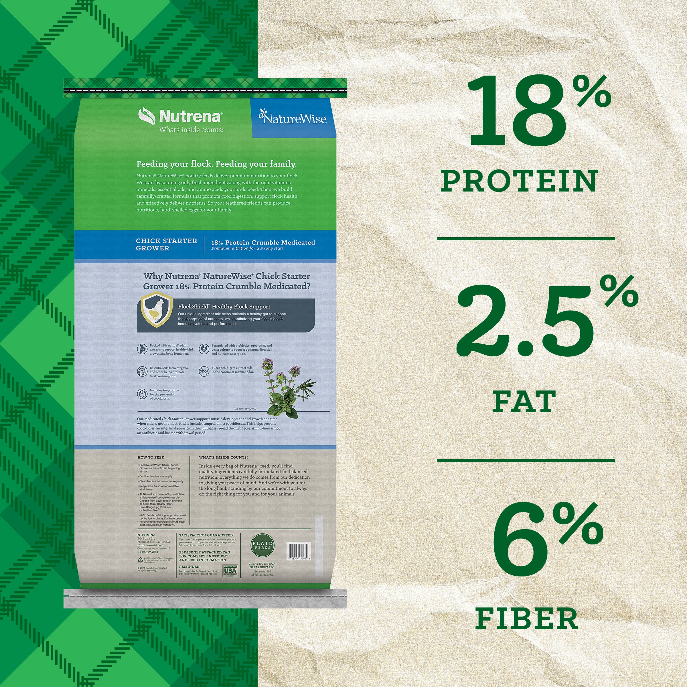NatureWise® Chick Starter Grower 18% Protein Crumble Medicated - Image 12