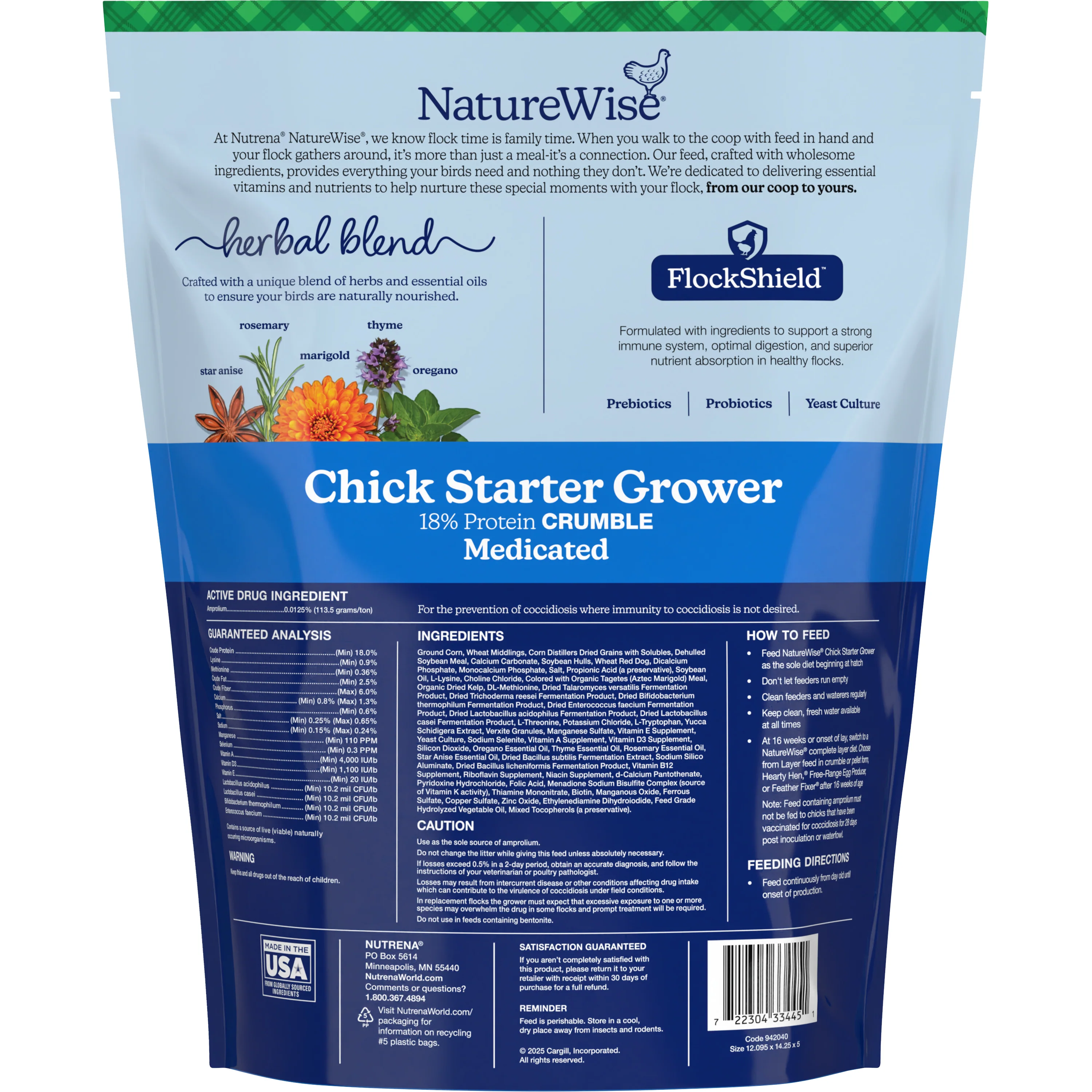 NatureWise® Chick Starter Grower 18% Protein Crumble Medicated - Image 3