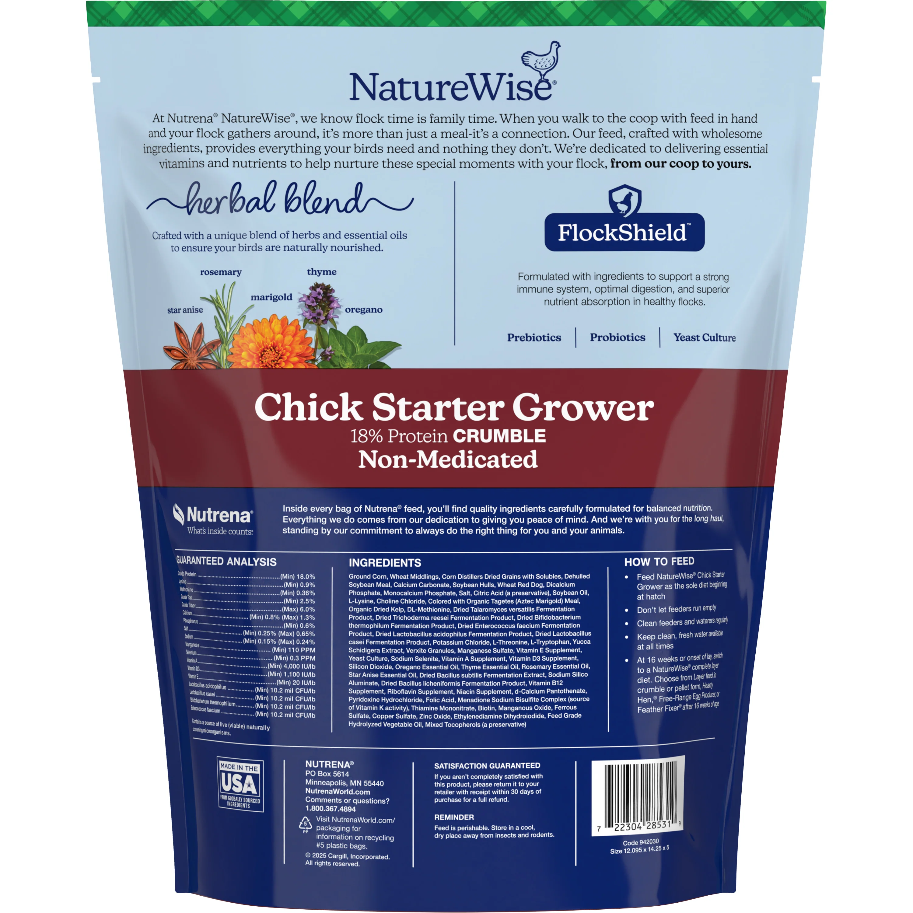 Nutrena® NatureWise® Chick Starter Grower 18% Protein Crumble Feed - Image 4