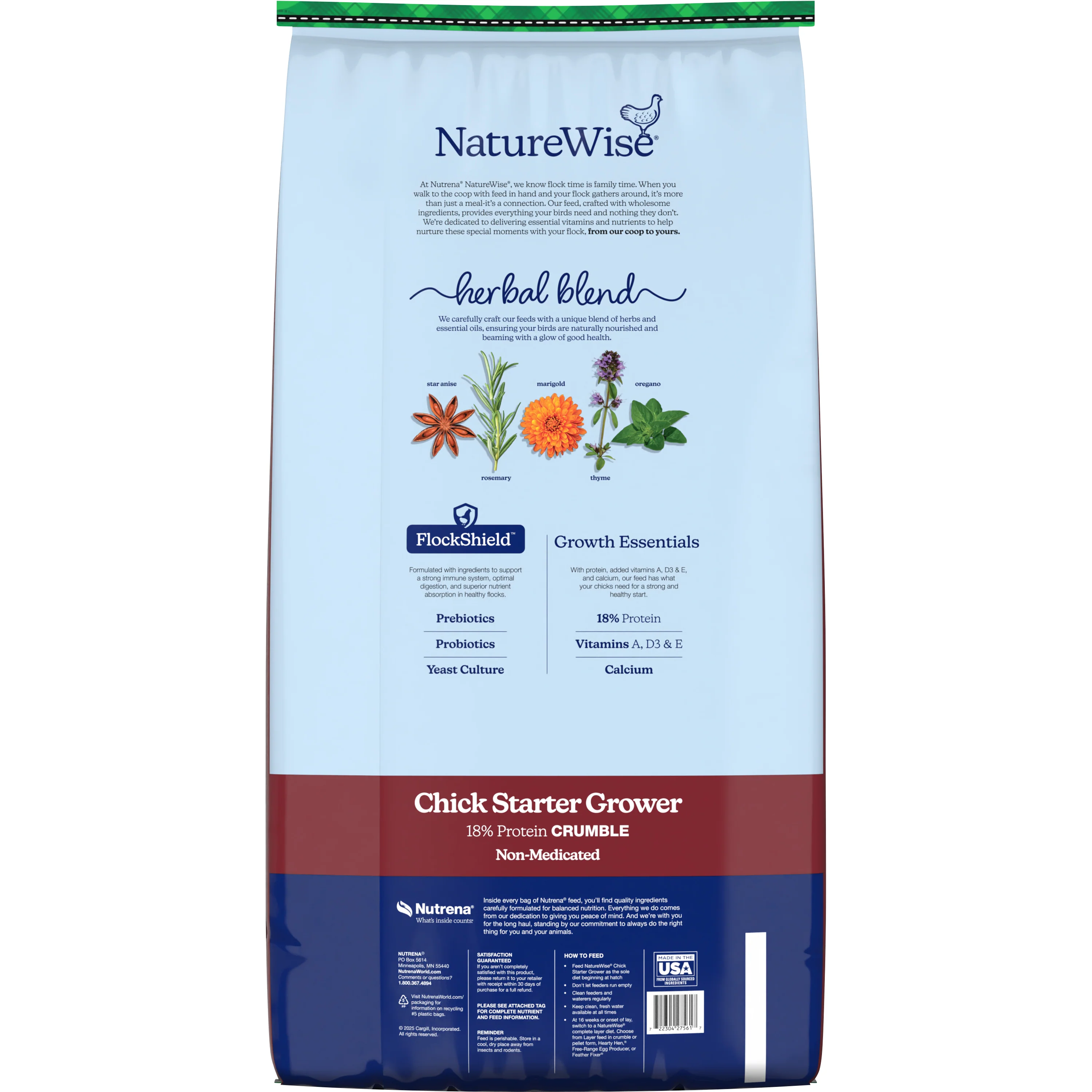 Nutrena® NatureWise® Chick Starter Grower 18% Protein Crumble Feed - Image 5